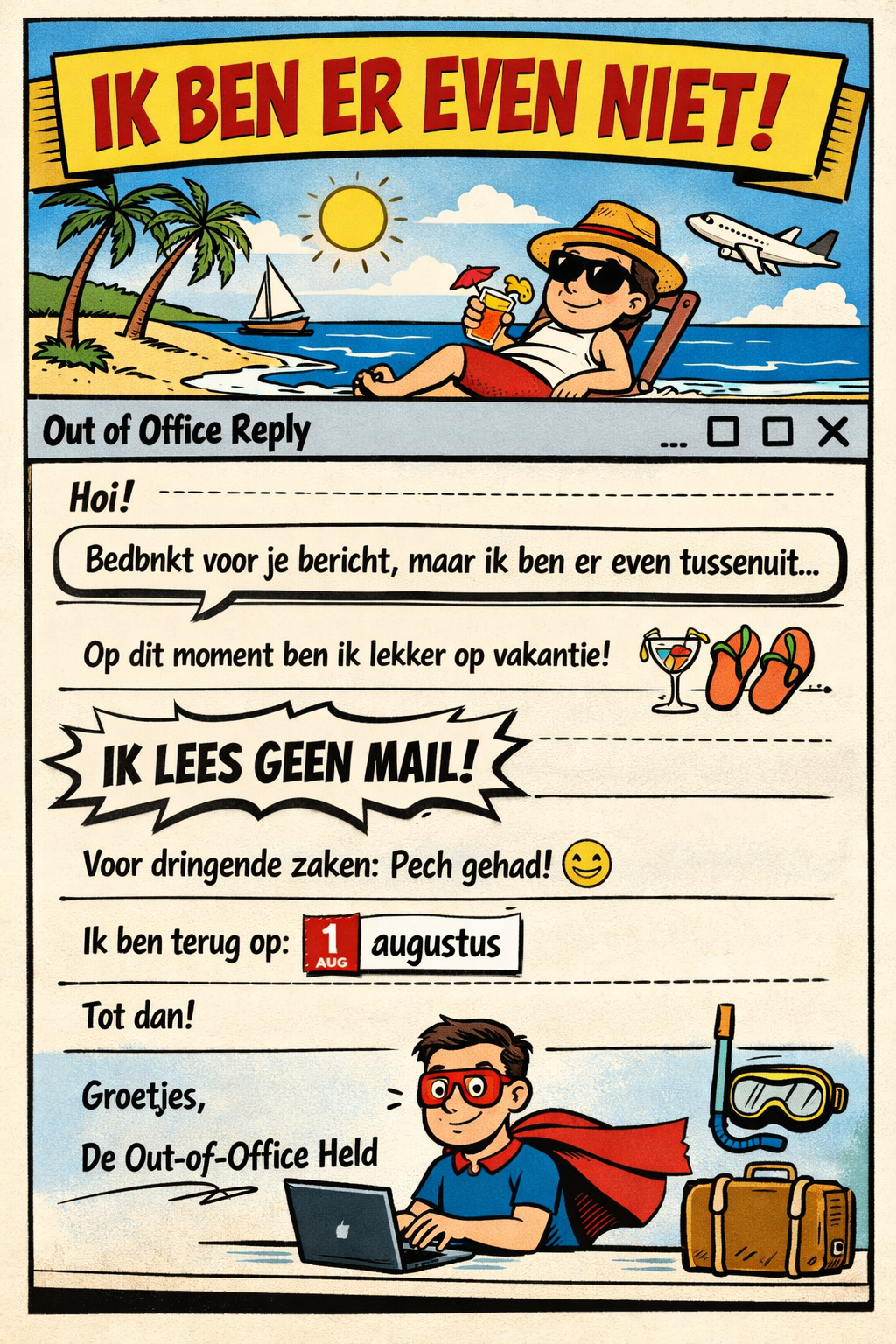Oh oh oh, wat moeten we toch met die Out-of-Office reply